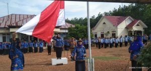 Camat Way Bungur, Menjadi Inspektur Upacara Peringatan Hari Pahlawan Ke-77