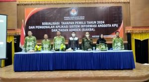 KPU Tanggamus Sosialisasi Tahapan Pemilihan Legislatif, Penyelenggara Adhoc (PPK, PPS, KPPS Dan Pantarlih) Siap Dibuka Pendaftaran..!!