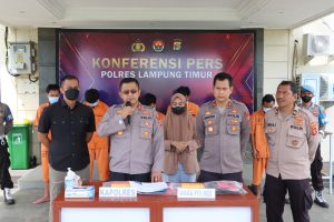 Polres Lampung Timur Berhasil Ungkap 3 Kasus Curas, 1 Kasus Curanmor dan 1 Kasus Pemerasan