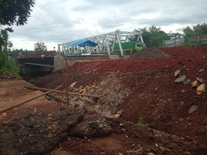 Kepala Desa Minta Pekerjaan Jembatan Antara Haji Kagungan dan Talang Jembatan Jangan Sampai Tidak Bagus