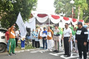 Bupati Lampung Timur Resmi Melepas Jalan Sehat dan Germas