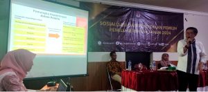 KPU Provinsi Lampung Buka Sosialisasi Pendidikan Pemilih Pemilu Serentak 2024 Dihadiri DPR RI Komisi II