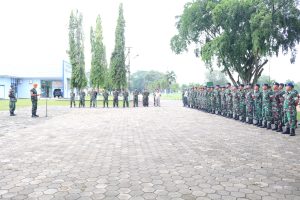 Bacakan Amanat Kasau, Danlanud BNY Pimpim Apel Luar Biasa