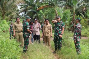 Dandim 0429/Lamtim Tinjau Lokasi Rencana TMMD Ke-117