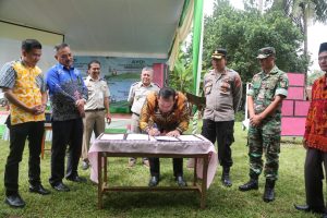 Wakili Dandim, Pasiter Kodim 0429/Lamtim Hadiri Pencanangan Gemapatas