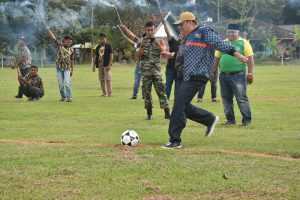 Wakil Bupati Lamtim, Buka Turnamen Sepak Bola Gajah Tunggal CUP 2023