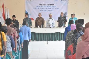 Serah Terima 1 Unit Kendaraan ke Nelayan, Dihadiri Bupati Lampung Timur