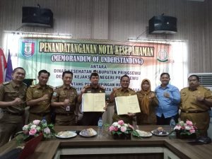 Dinkes Melakukan MoU Pendampingan Hukum dengan Kejari Pringsewu