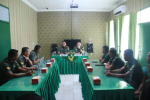 Dua Kodim Jajaran Korem 043/Gatam Terima Kunjungan Tim Wasgiat Bidang Personel Kodam ll/Swj