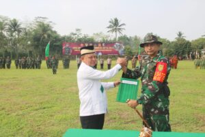 Bupati Lamtim, Meresmikan Program TMMD Reguler ke-117 Kodim 0429/Lamtim