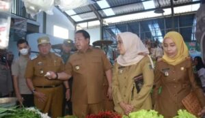 Gubernur Lampung Didampingi Wabup, Pantau Stabilitas Harga Kebutuhan Pokok di Pasar Pekalongan