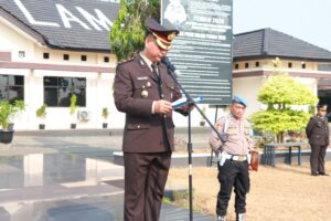 Wakapolres Lampung Timur Pimpin Upacara Peringati Hari Sumpah Pemuda