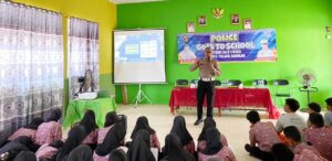 Ratusan Pelajar SMP Negeri 1 Rawa Jitu Timur Bersemangat Ikuti Kegiatan Police Goes To School