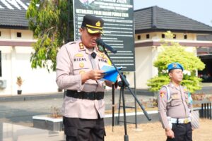 Polres Lamtim Terima 25 Siswa Latja Dari SPN Kemiling