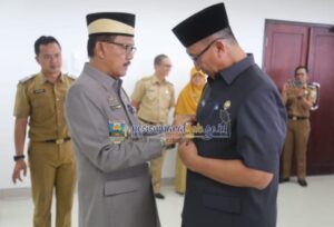 Bupati Agus Istiqlal Melantik Pj. Sekdakab Pesisir Barat