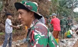 Guna Percepatan, Satgas TMMD Kodim 0411/KM Bersama Warga Mengerjakan 300 Meter Titik Sasaran