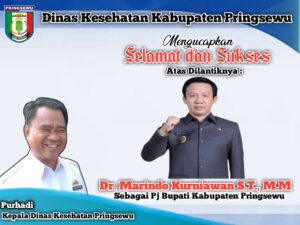 Kepala Dinas Kesehatan Ucapkan Selamat dan Sukses Dilantiknya Marindo Kurniawan sebagai Pj Bupati Pringsewu