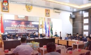 Rapat Pleno, DPRD Lampung Timur Terdiri Dari 7 Dapil Memiliki 50 Kursi Jadi Rebutan