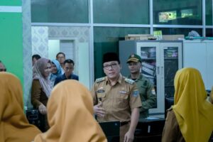 Walikota Metro Melakukan Sidak Usai Hari Raya Idul Fitri 1445 H