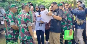 Hakim PN Pesawaran Gelar Pemeriksaan Setempat, Perkara Sengketa Tanah di Desa Rejo Agung