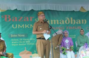 Bazar Ramadhan, Bupati Lamtim Dukung UMKM Lokal Untuk Meningkatkan Perekonomian Daerah