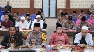 Polres Tulang Bawang Gelar Doa Bersama Lintas Agama Sambut Hari Bhayangkara Ke-78, AKBP James Terangkan Tujuannya