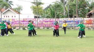 Keseruan Games Warnai Olahraga Bersama Sambut Hari Bhayangkara Ke-78 Yang Digelar Polres Tulang Bawang