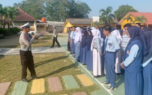 Cegah dan Minimalisir Laka Melibatkan Pelajar, Ini Yang Dilakukan Satlantas Polres Tulang Bawang