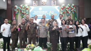 Polres Tulang Bawang Berikan Surprise Pada Peringatan Hari Bhakti Adhyaksa Ke-64 Tahun 2024