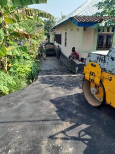 Pemerintahan Pekon Bumi Waras Buka Peningkatan Jalan Usaha Tani