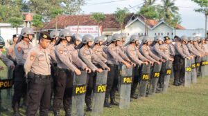 Polres Tulang Bawang Gelar Latihan Dalmas Secara Periodik, AKBP James Paparkan Tujuannya