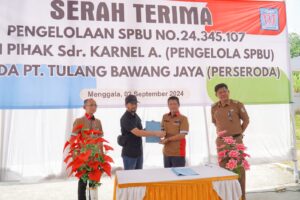 SPBU Terminal Menggala Resmi Beralih Pengelolaan ke BUMD