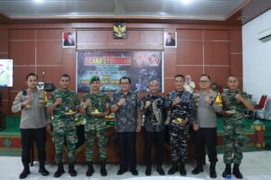 Kapolres Lampung Utara Hadiri Syukuran Hari Ulang Tahun TNI KE-79