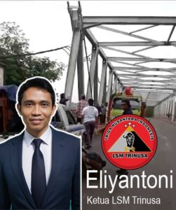 Eliyantoni Geram, Dugaan Pencurian Besi di Jembatan Cakat Mengemuka