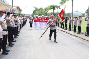 Polres Tulang Bawang Gelar Napak Tilas Tunggul Kesatuan Wira Bhakti Nengah Nyappur