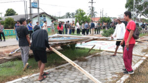 Hadiri Pembersihan APK Secara Simbolis, Kapolres Tulang Bawang: Awal Dimulainya Masa Tenang