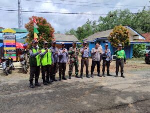 Polsek Tulang Bawang Tengah Lakukan Pengamanan Dalam Rangka HUT Tiyuh Tirta makmur