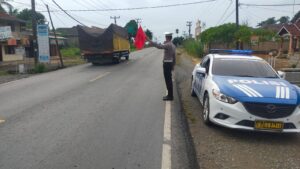 Satlantas Polres Tulang Bawang Optimalkan Kegiatan Strong Point di 11 Lokasi, Berikut Rinciannya