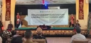 Bupati Way Kanan Resmi Membuka Kegiatan Festival Kebudayaan Daerah Tahun 2024