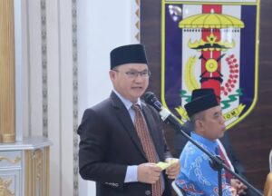 Sekretaris Daerah Saipul Lepas Kafilah Musabaqoh Tilawatil Qur’an (MTQ) Ke-51 Tingkat Provinsi Lampung Tahun 2024