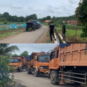 Perbaikan Jalan Desa Peraduan Waras, Penagan Ratu Dimulai